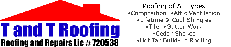 T and T Roofing logo