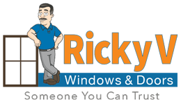 Ricky V Windows and Doors logo