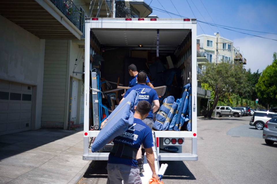 packing a moving van