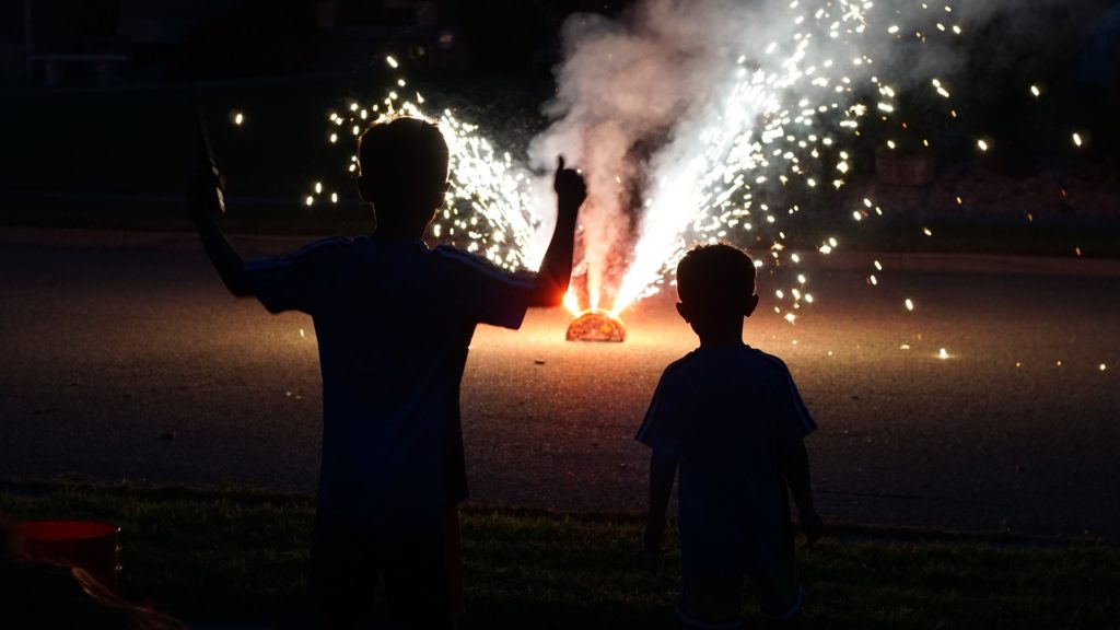 fourth of july celebration fireworks