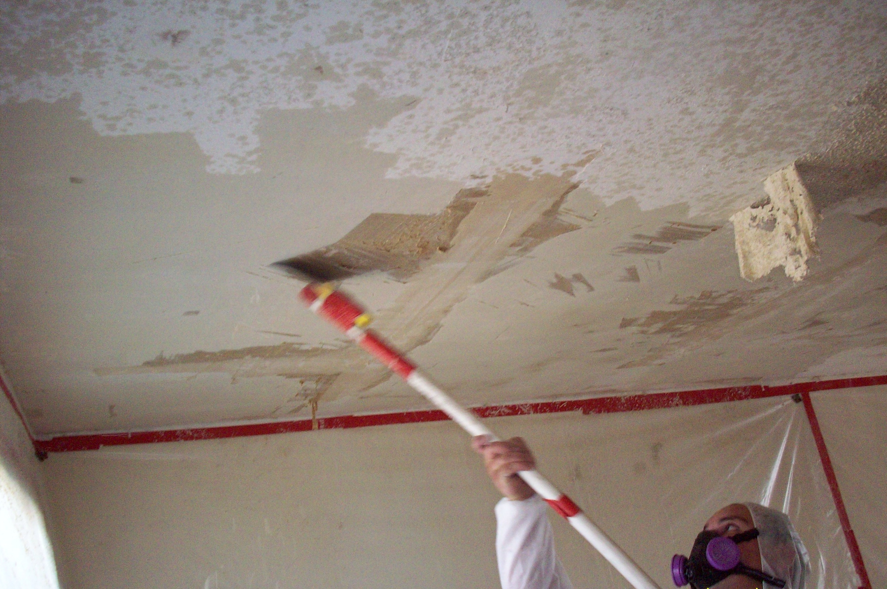 asbestos ceiling scrape