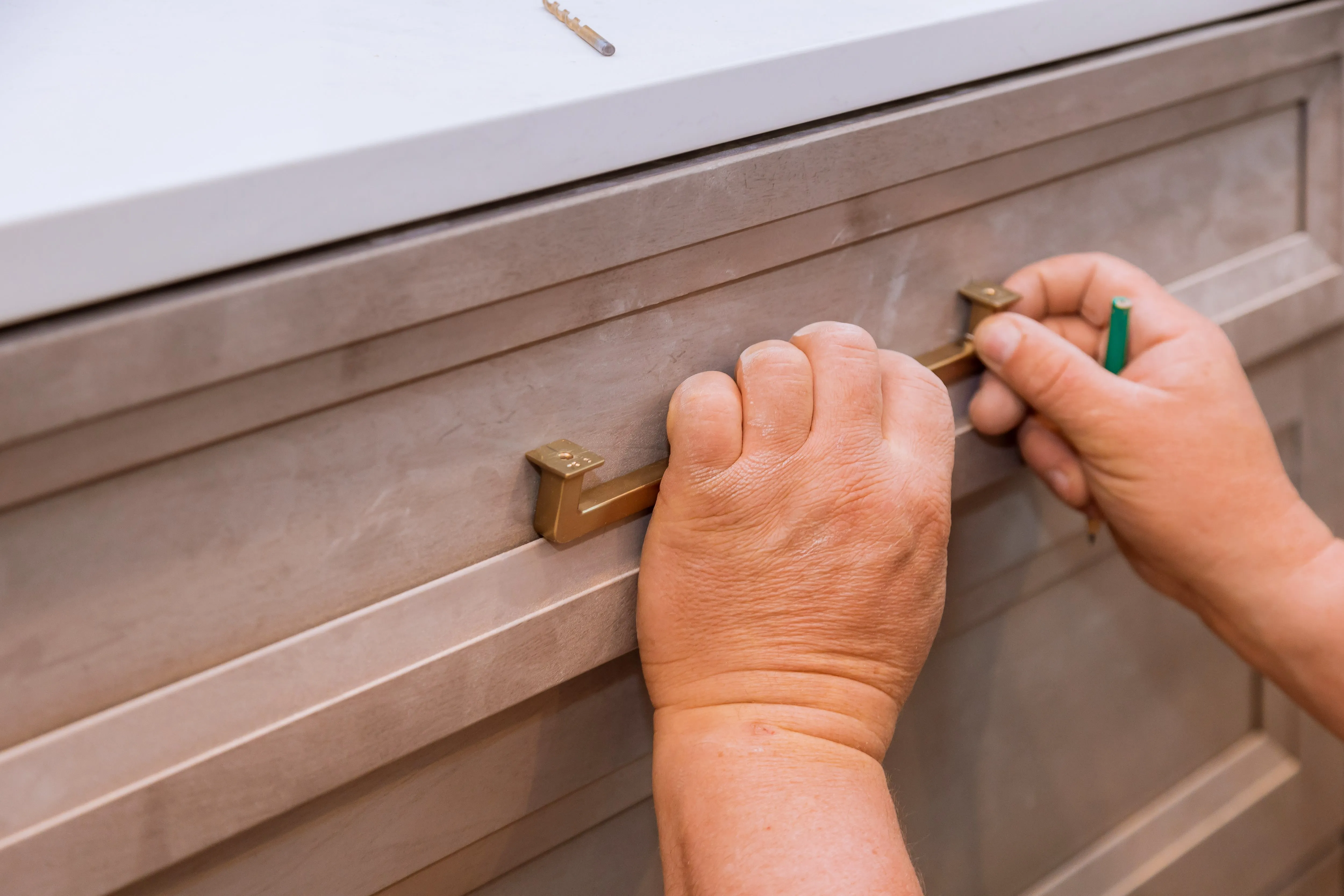 DIY Cabinet Hardware Installation
