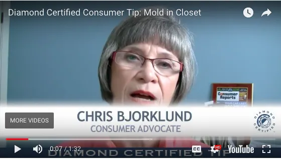 Savvy Consumer Tip: Dealing With Mold in a Closet