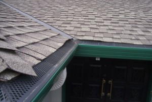 gutter guards shingle roof